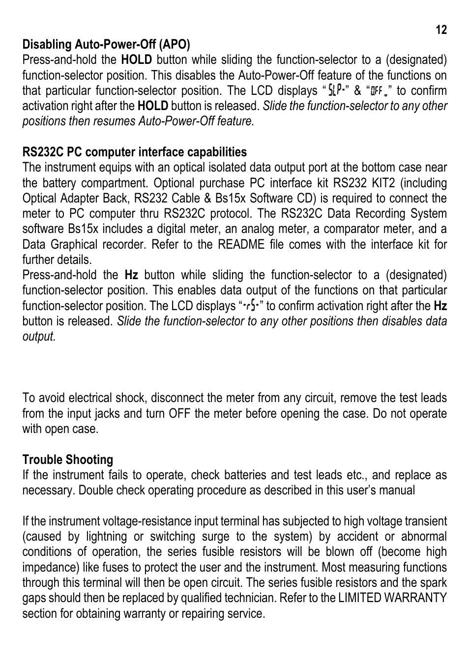 Amprobe ACD-30P Clamp-On-Power-Meters User Manual | Page 13 / 20