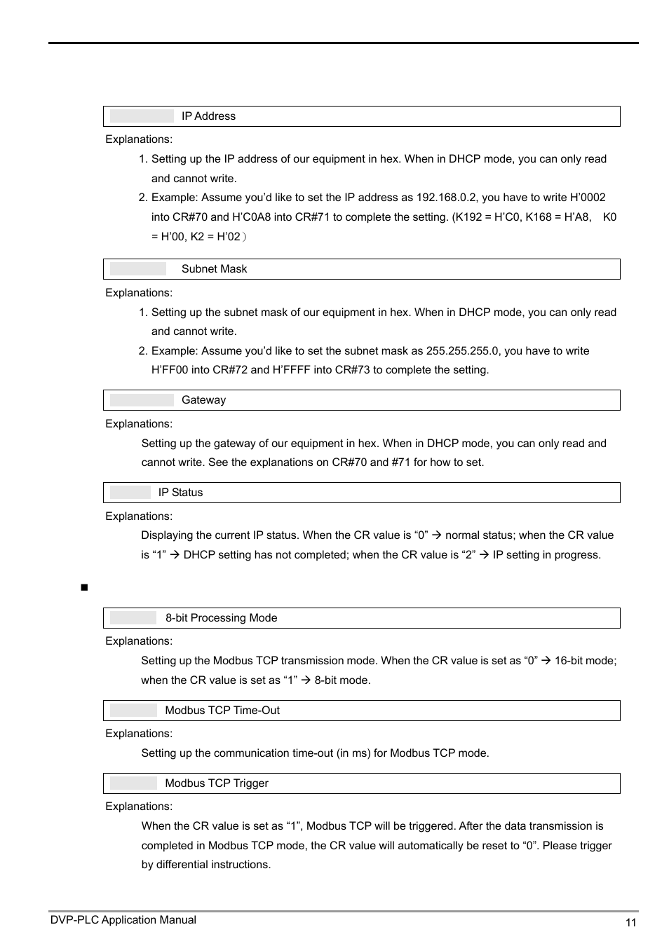Ethernet communication module dvpen01-sl | Delta Electronics Ethernet Communication Module DVPEN01-SL User Manual | Page 13 / 54