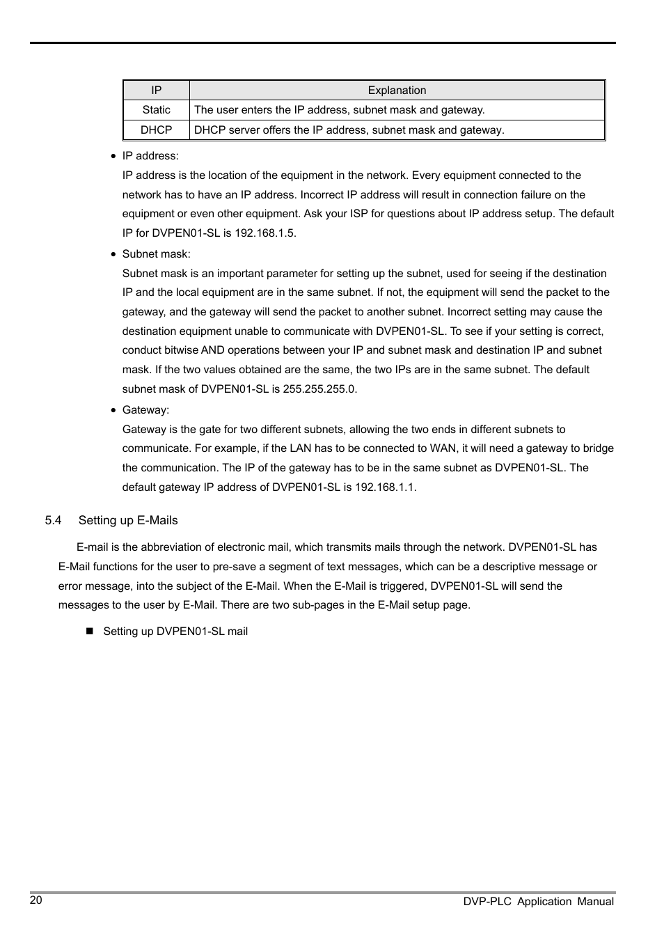 Ethernet communication module dvpen01-sl | Delta Electronics Ethernet Communication Module DVPEN01-SL User Manual | Page 22 / 54