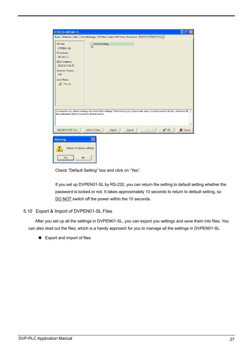 Ethernet communication module dvpen01-sl | Delta Electronics Ethernet Communication Module DVPEN01-SL User Manual | Page 29 / 54