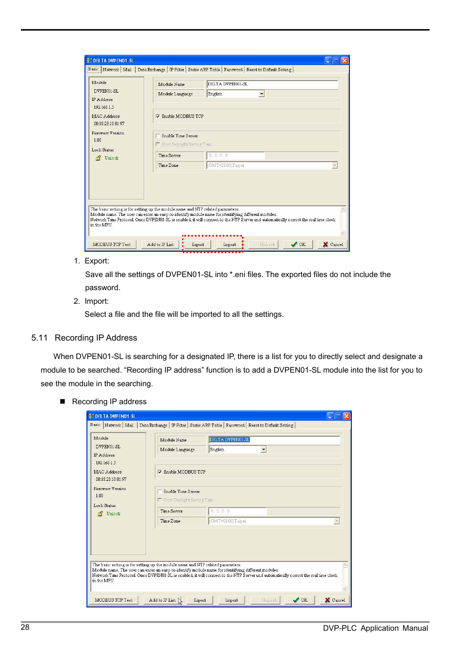 Ethernet communication module dvpen01-sl | Delta Electronics Ethernet Communication Module DVPEN01-SL User Manual | Page 30 / 54