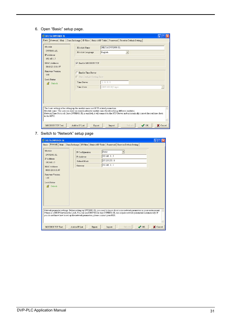 Ethernet communication module dvpen01-sl | Delta Electronics Ethernet Communication Module DVPEN01-SL User Manual | Page 33 / 54