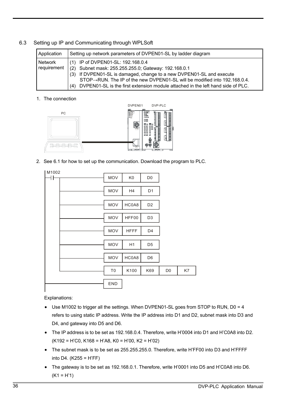 Ethernet communication module dvpen01-sl | Delta Electronics Ethernet Communication Module DVPEN01-SL User Manual | Page 38 / 54