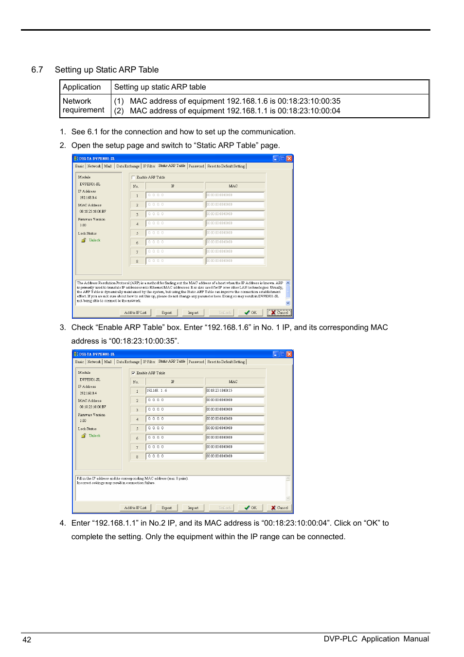 Ethernet communication module dvpen01-sl | Delta Electronics Ethernet Communication Module DVPEN01-SL User Manual | Page 44 / 54