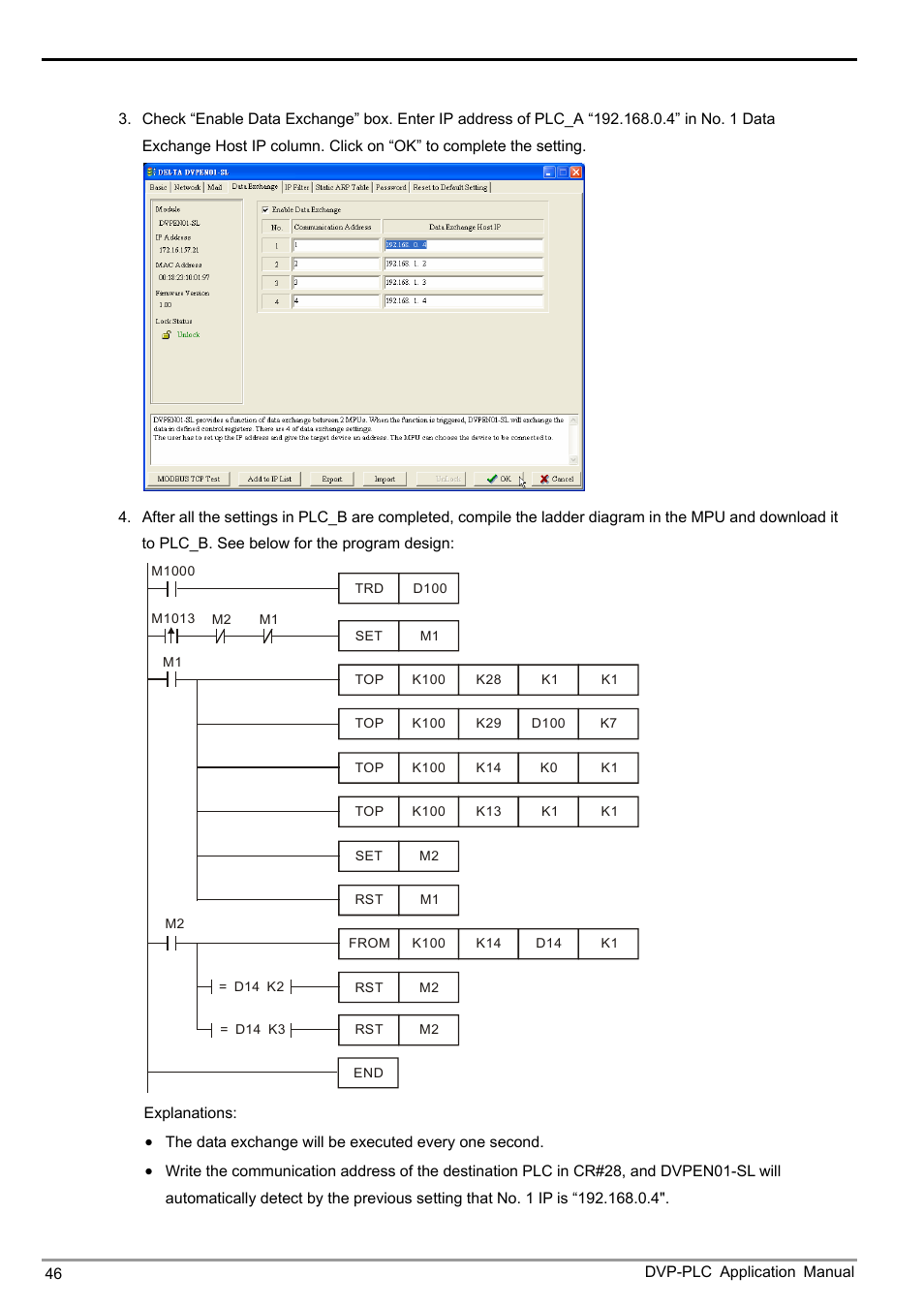 Ethernet communication module dvpen01-sl | Delta Electronics Ethernet Communication Module DVPEN01-SL User Manual | Page 48 / 54