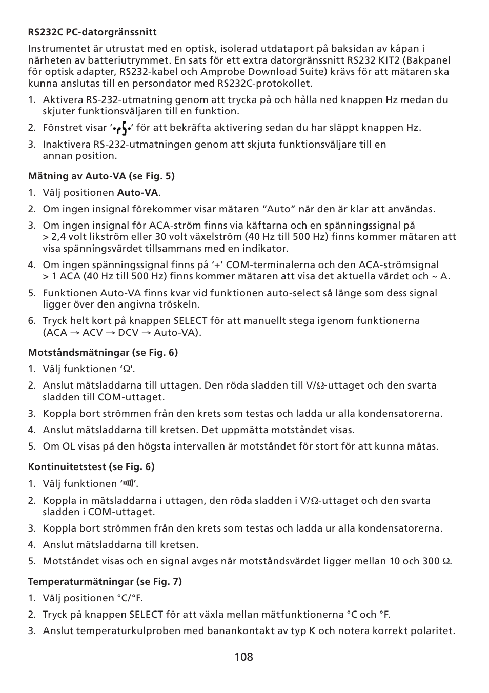 Amprobe ACD-30P Clamp-On-Power-Meters User Manual | Page 109 / 121