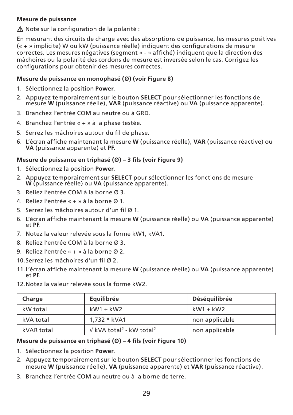 Amprobe ACD-30P Clamp-On-Power-Meters User Manual | Page 30 / 121