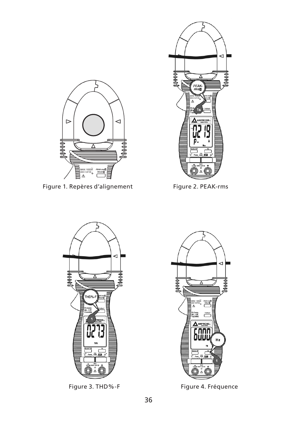 Amprobe ACD-30P Clamp-On-Power-Meters User Manual | Page 37 / 121