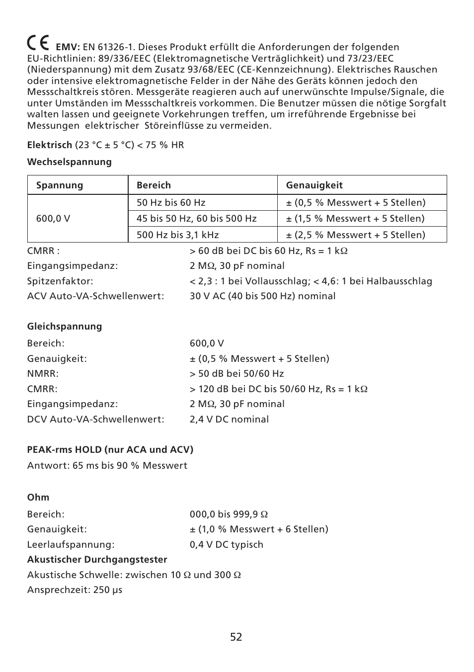 Amprobe ACD-30P Clamp-On-Power-Meters User Manual | Page 53 / 121