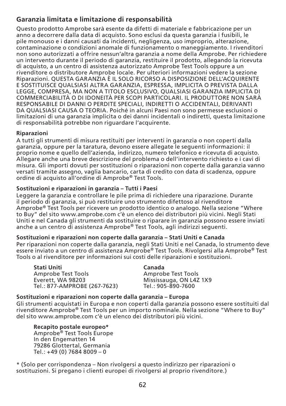 Amprobe ACD-30P Clamp-On-Power-Meters User Manual | Page 63 / 121