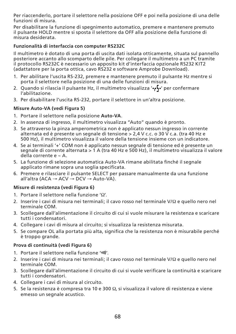 Amprobe ACD-30P Clamp-On-Power-Meters User Manual | Page 69 / 121