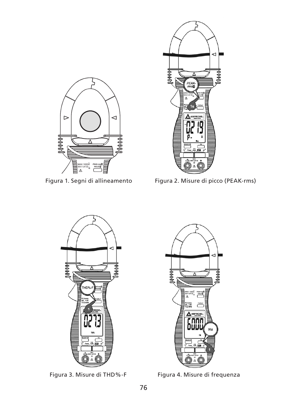 Amprobe ACD-30P Clamp-On-Power-Meters User Manual | Page 77 / 121