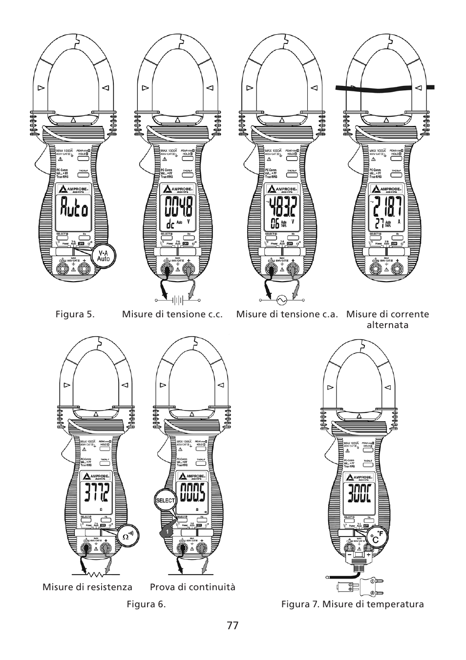 Amprobe ACD-30P Clamp-On-Power-Meters User Manual | Page 78 / 121