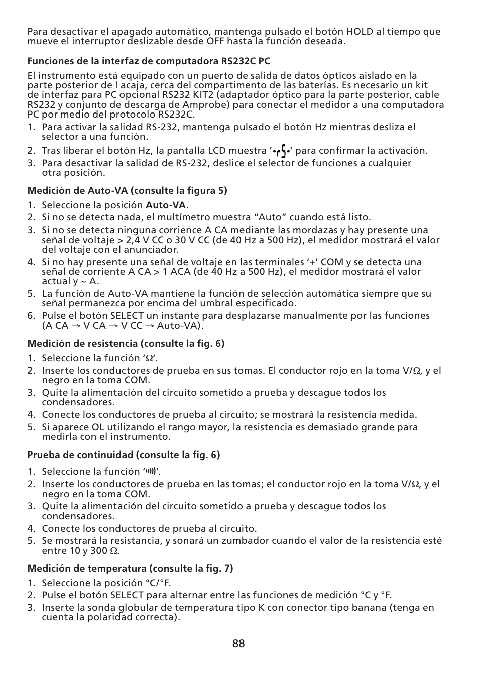 Amprobe ACD-30P Clamp-On-Power-Meters User Manual | Page 89 / 121