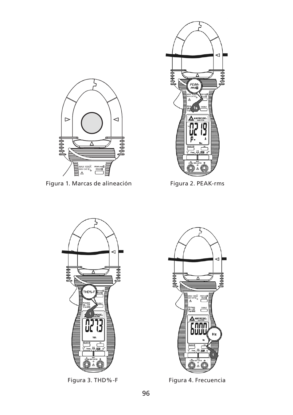 Amprobe ACD-30P Clamp-On-Power-Meters User Manual | Page 97 / 121