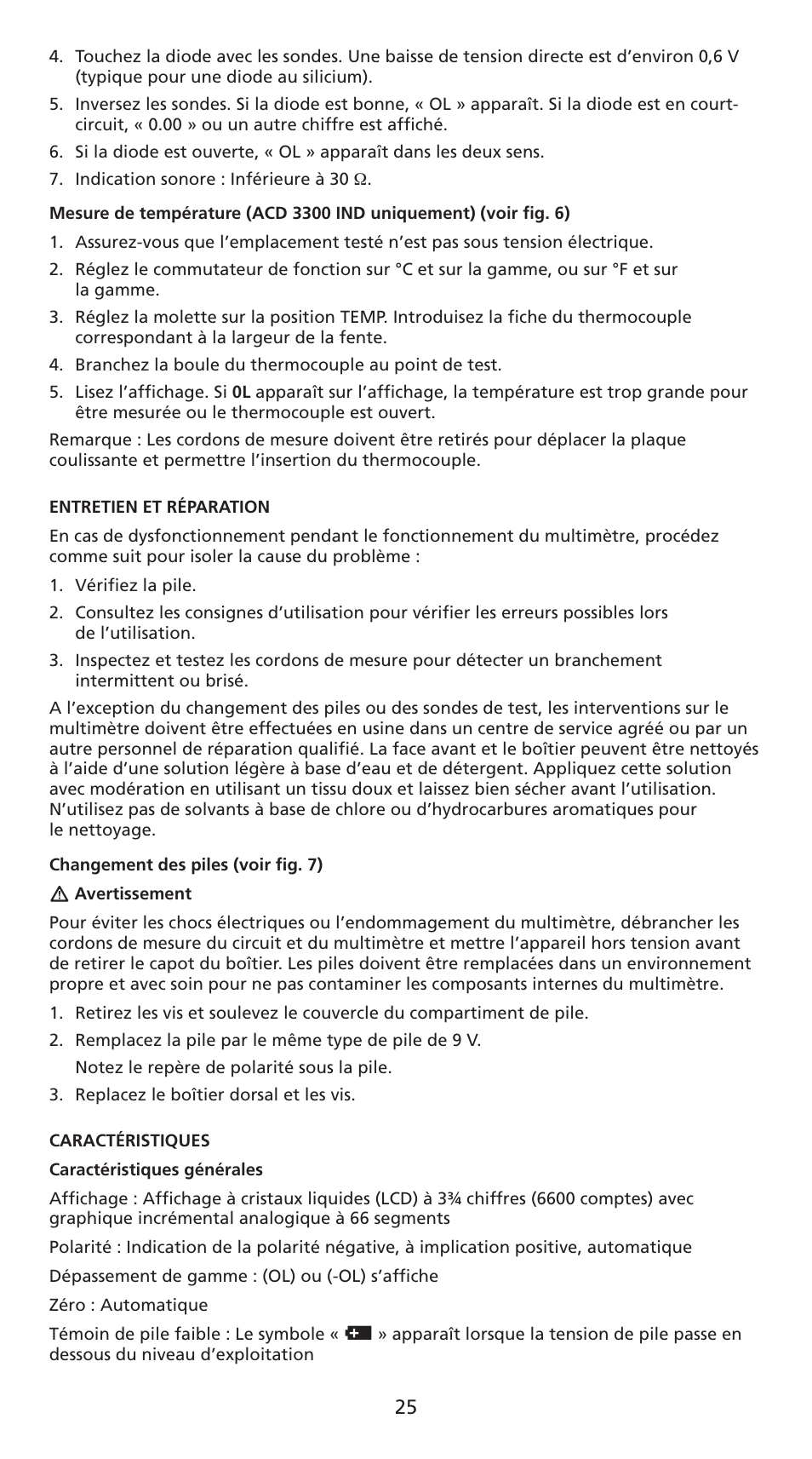 Amprobe ACD-3300 Industrial-Clamp-Meters User Manual | Page 26 / 98