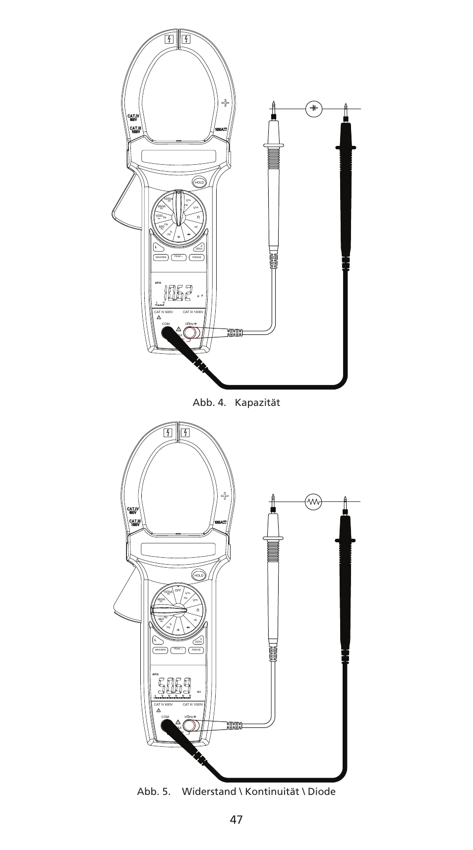 Amprobe ACD-3300 Industrial-Clamp-Meters User Manual | Page 48 / 98