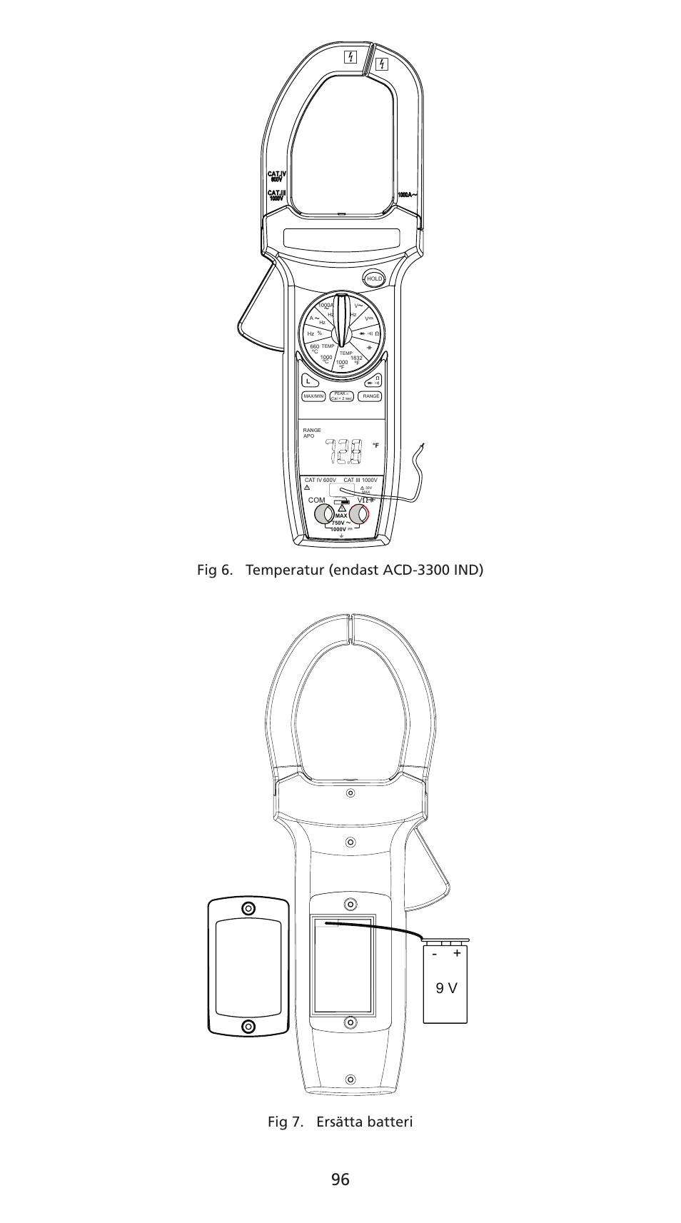 Amprobe ACD-3300 Industrial-Clamp-Meters User Manual | Page 97 / 98