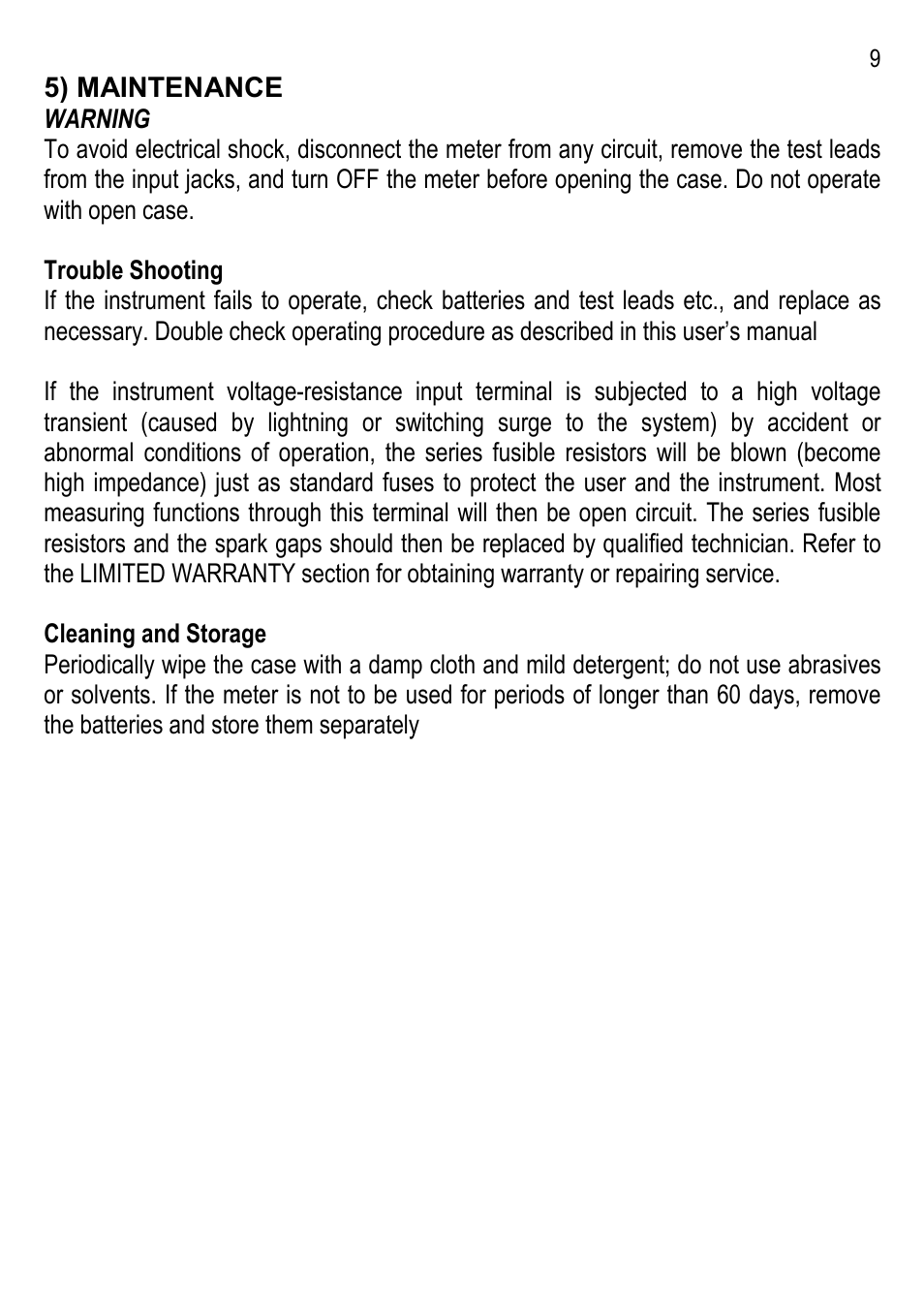 Amprobe ACD-6-PRO Clamp-On-Multimeters User Manual | Page 10 / 15
