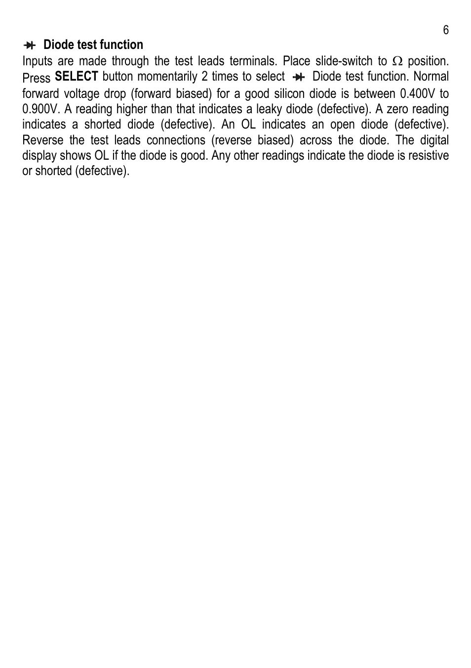 Amprobe ACD-6-PRO Clamp-On-Multimeters User Manual | Page 7 / 15