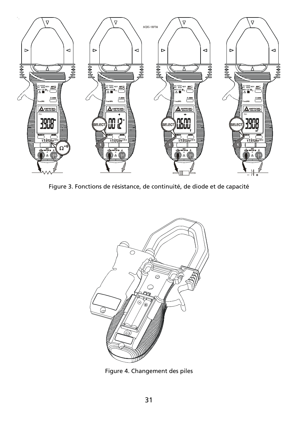 Amprobe ACDC-100 Clamp-On-Multimeters User Manual | Page 32 / 97
