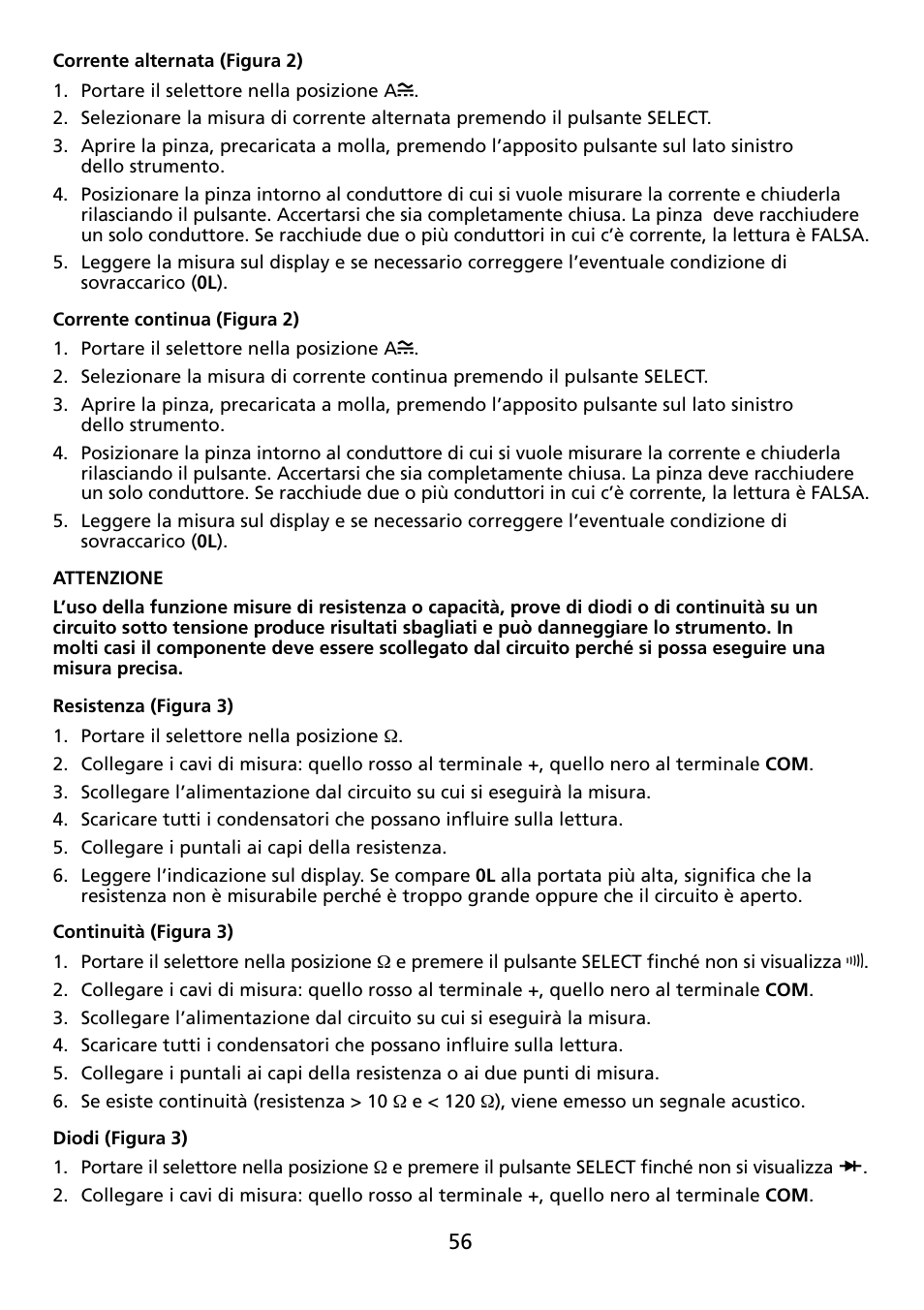 Amprobe ACDC-100 Clamp-On-Multimeters User Manual | Page 57 / 97