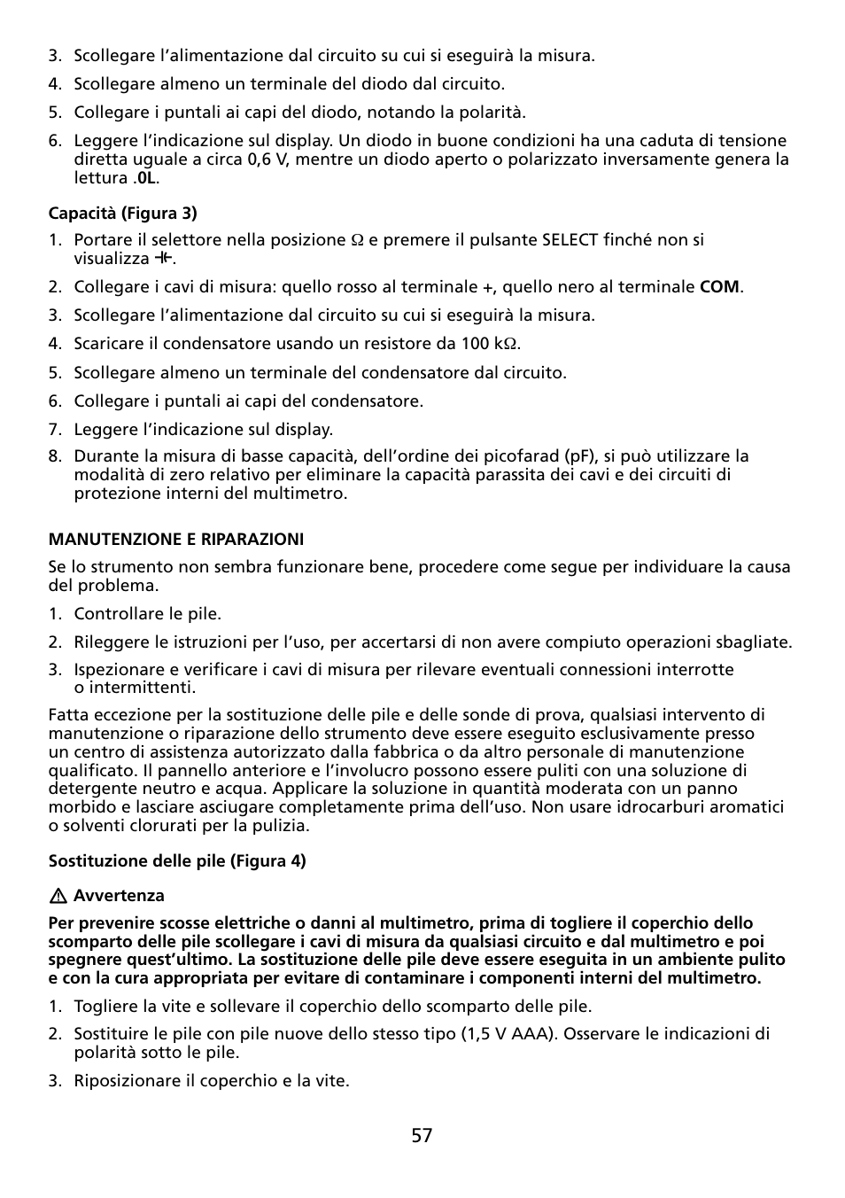 Amprobe ACDC-100 Clamp-On-Multimeters User Manual | Page 58 / 97
