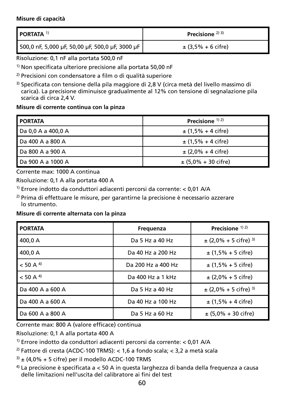 Amprobe ACDC-100 Clamp-On-Multimeters User Manual | Page 61 / 97
