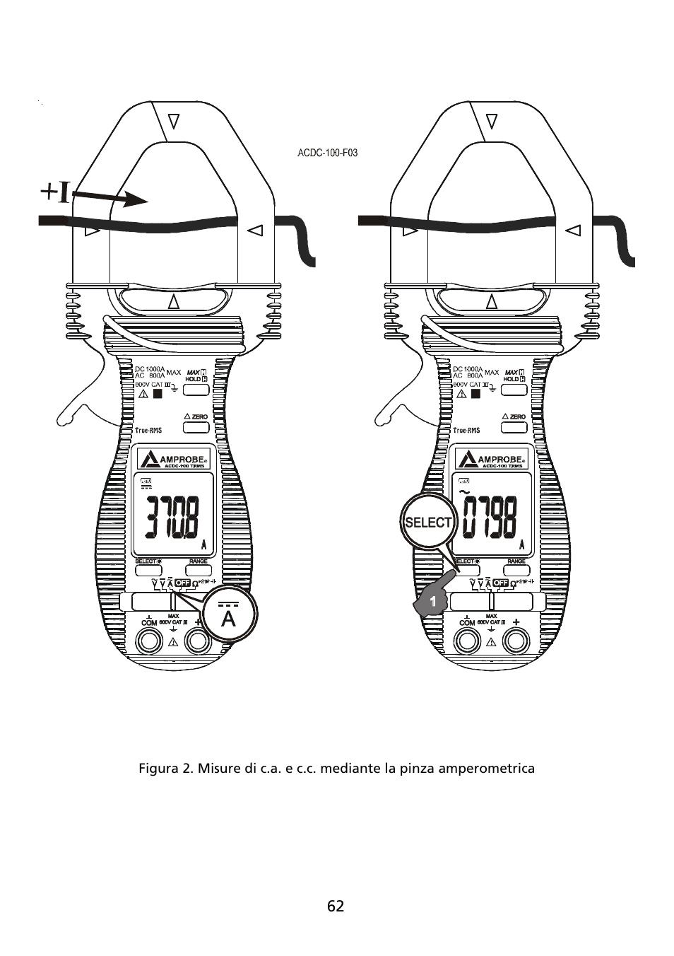 Amprobe ACDC-100 Clamp-On-Multimeters User Manual | Page 63 / 97