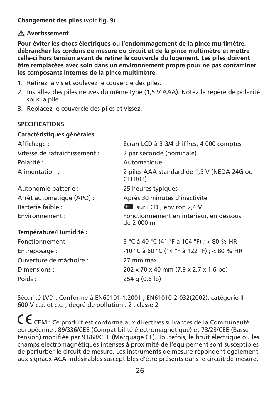 Amprobe ACDC-400 Digital-Clamp-On-Multimeter User Manual | Page 27 / 98