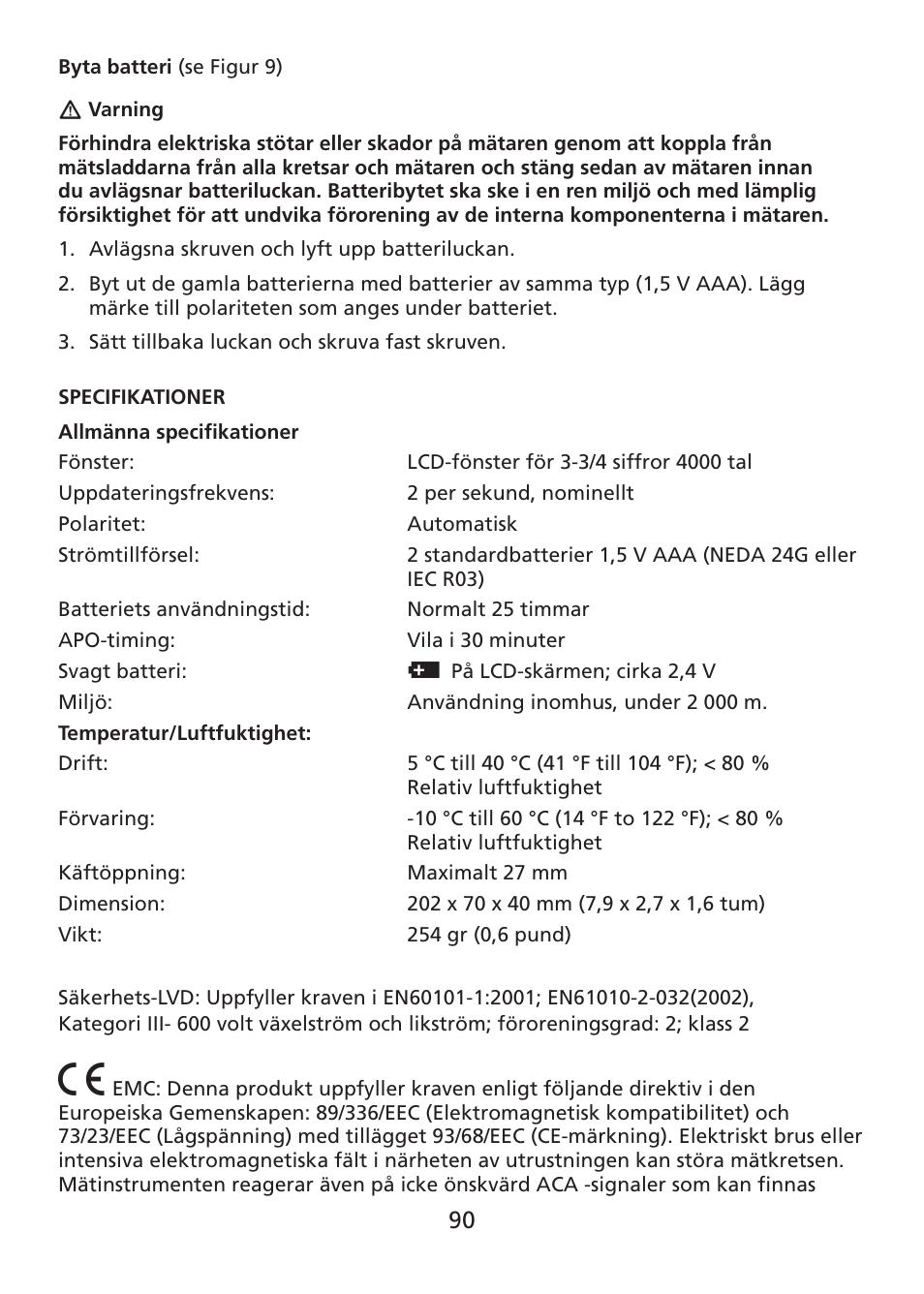 Amprobe ACDC-400 Digital-Clamp-On-Multimeter User Manual | Page 91 / 98