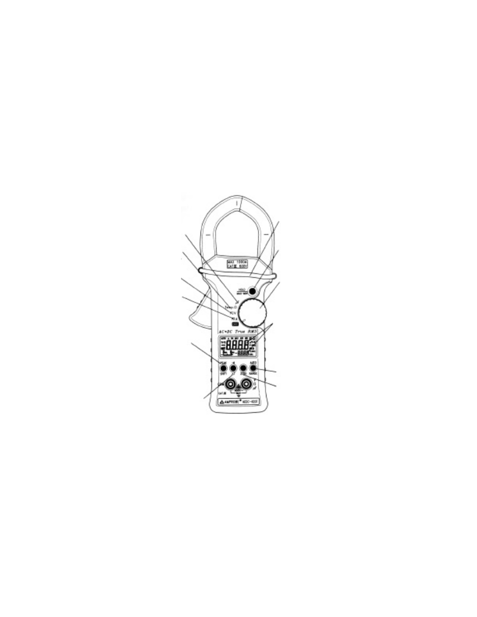 Amprobe ACDC-620T Clamp-On-Multimeter User Manual | Page 9 / 65