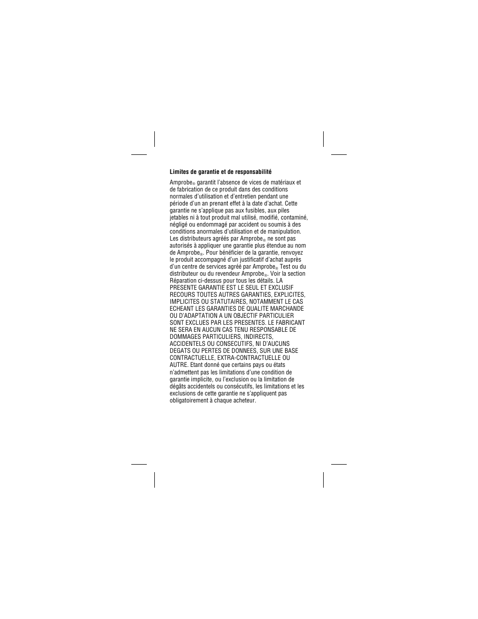 Amprobe AD105A Clamp-Meter User Manual | Page 27 / 34