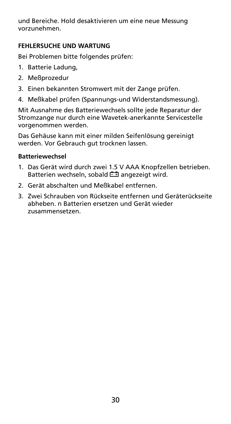 Amprobe AD40B AC40B Mini-Clamp-Meters User Manual | Page 32 / 46