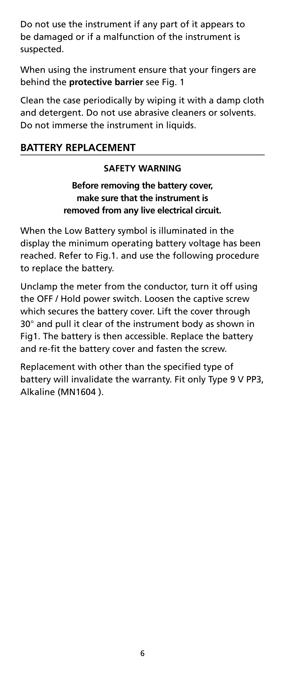 Amprobe LH41A Clamp-On-Ammeter User Manual | Page 10 / 53