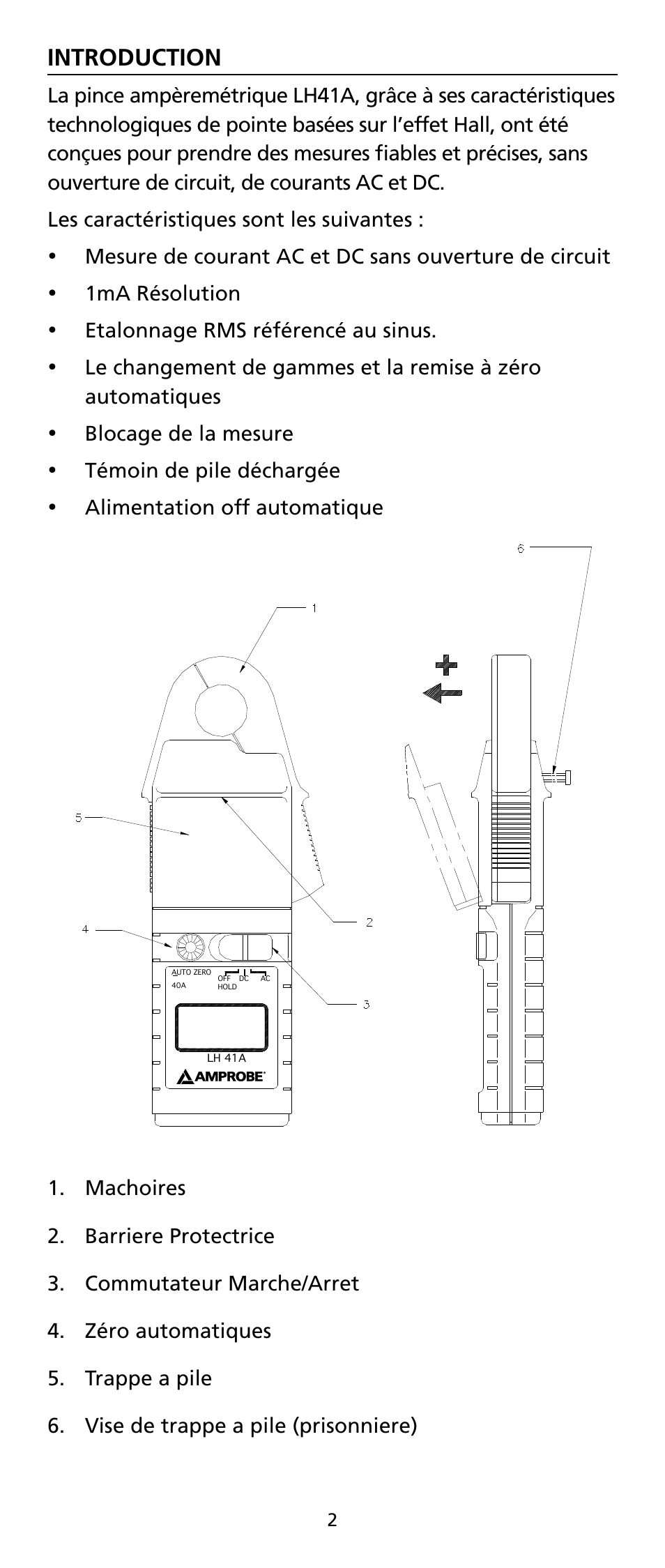 Introduction | Amprobe LH41A Clamp-On-Ammeter User Manual | Page 15 / 53