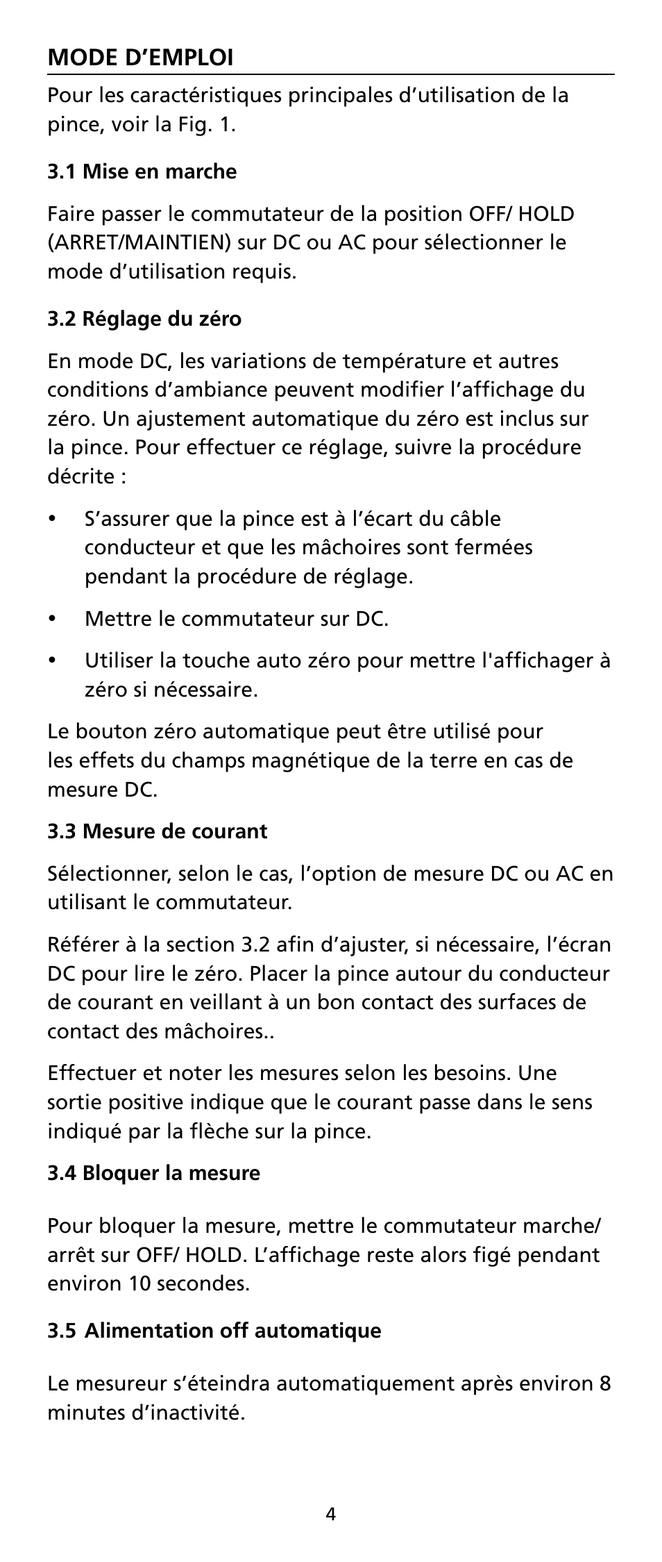 Amprobe LH41A Clamp-On-Ammeter User Manual | Page 17 / 53