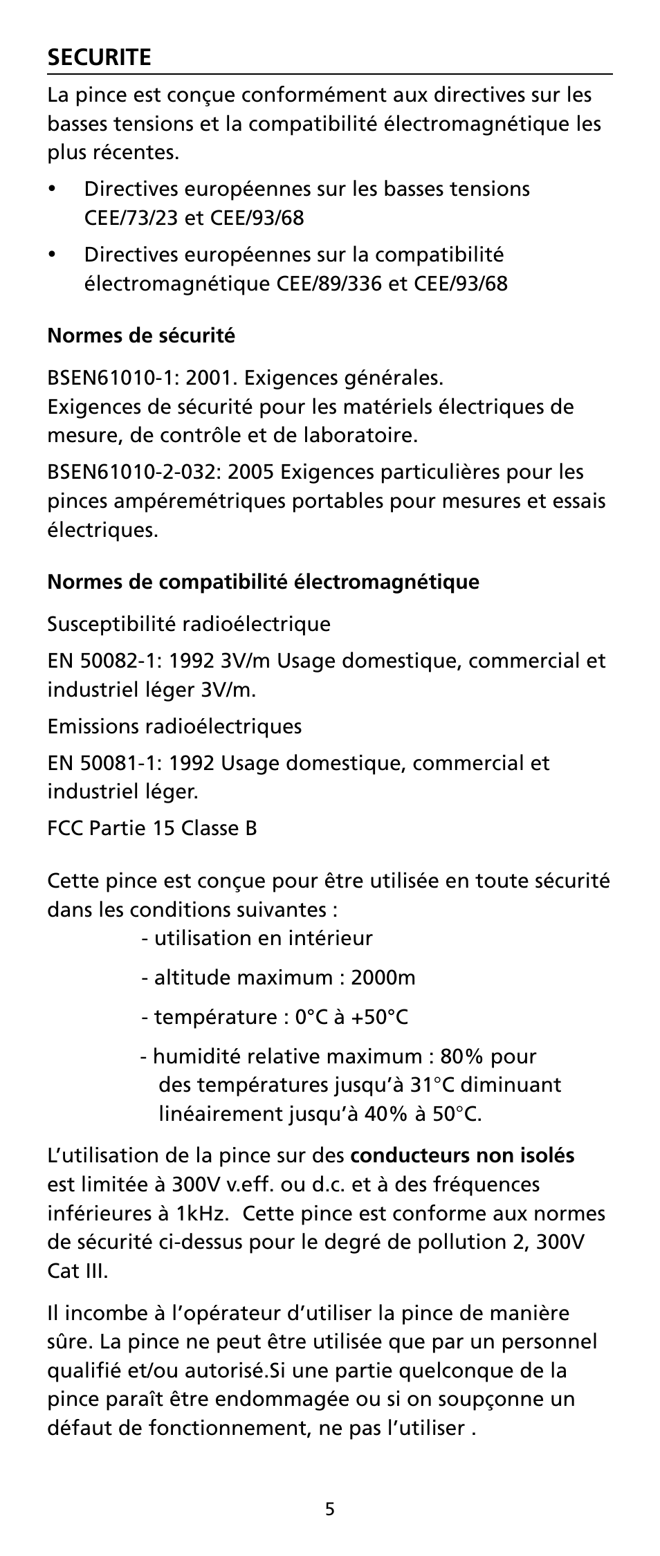 Amprobe LH41A Clamp-On-Ammeter User Manual | Page 18 / 53