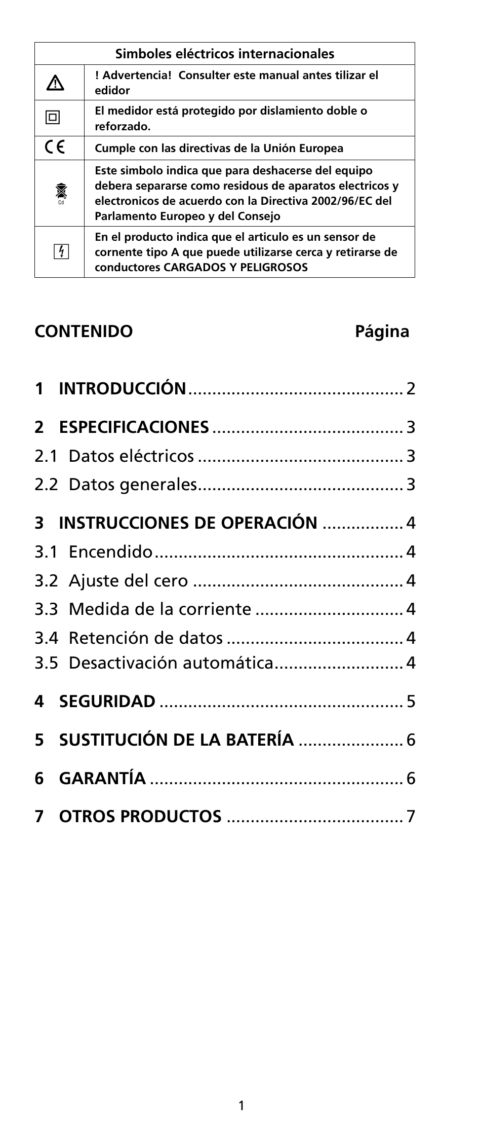 Amprobe LH41A Clamp-On-Ammeter User Manual | Page 44 / 53