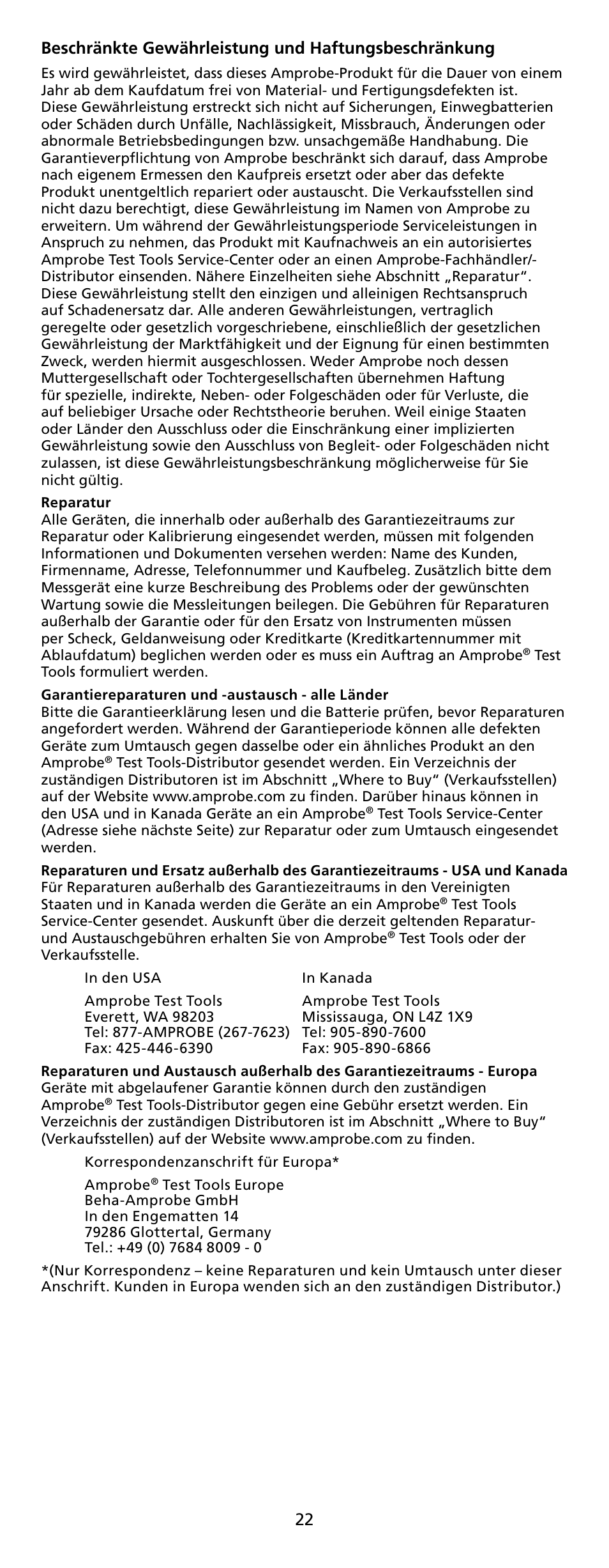 Amprobe RS-1007-PRO Analog-Clamp-Meter-Series User Manual | Page 24 / 64