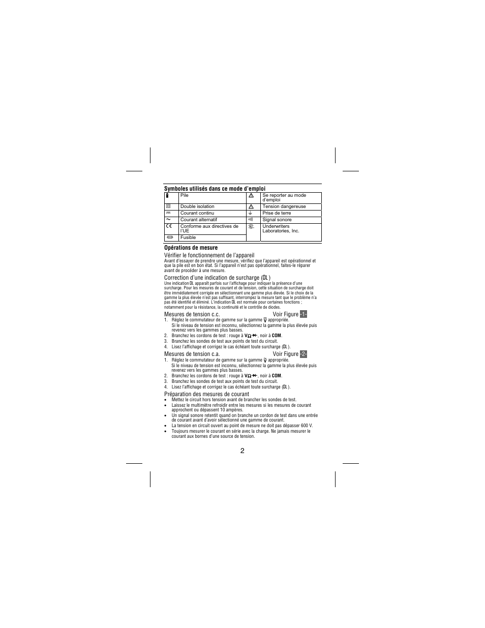 Amprobe 30XR-A Professional-Digital-Multimeter User Manual | Page 22 / 53
