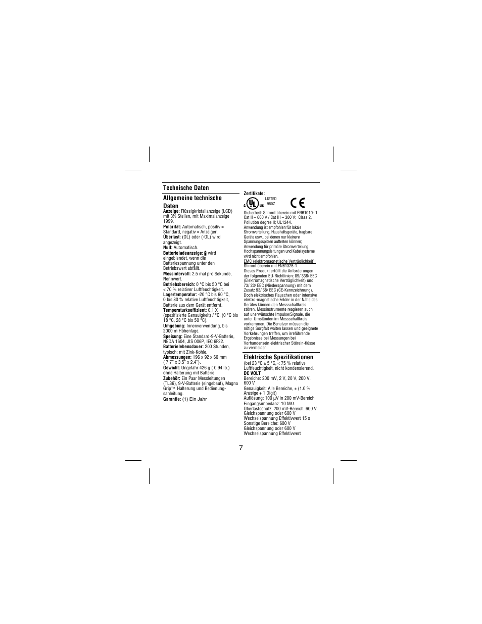 Amprobe 30XR-A Professional-Digital-Multimeter User Manual | Page 35 / 53