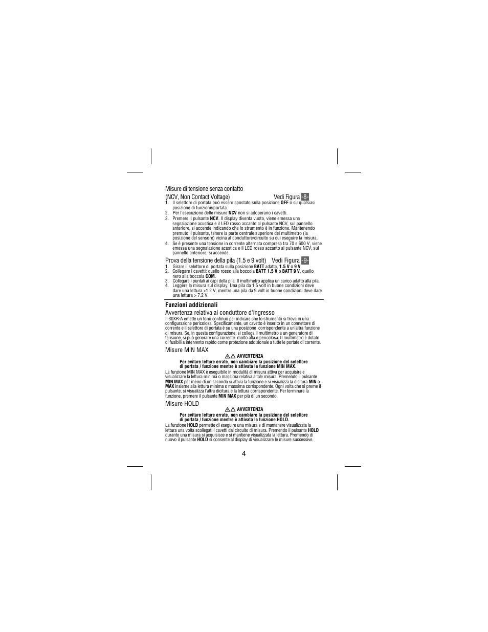 Amprobe 30XR-A Professional-Digital-Multimeter User Manual | Page 40 / 53