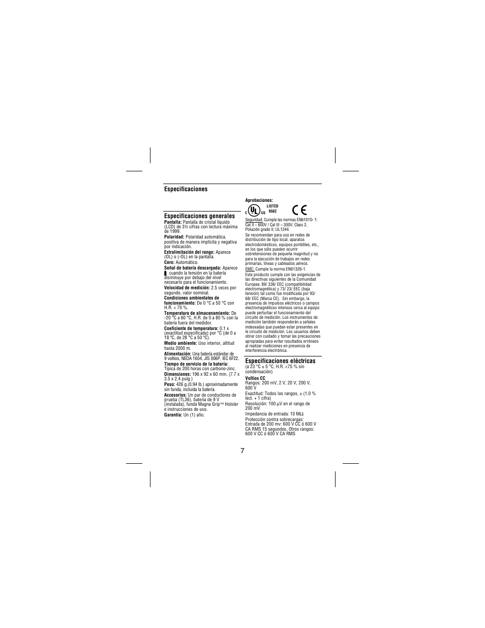 Amprobe 30XR-A Professional-Digital-Multimeter User Manual | Page 51 / 53