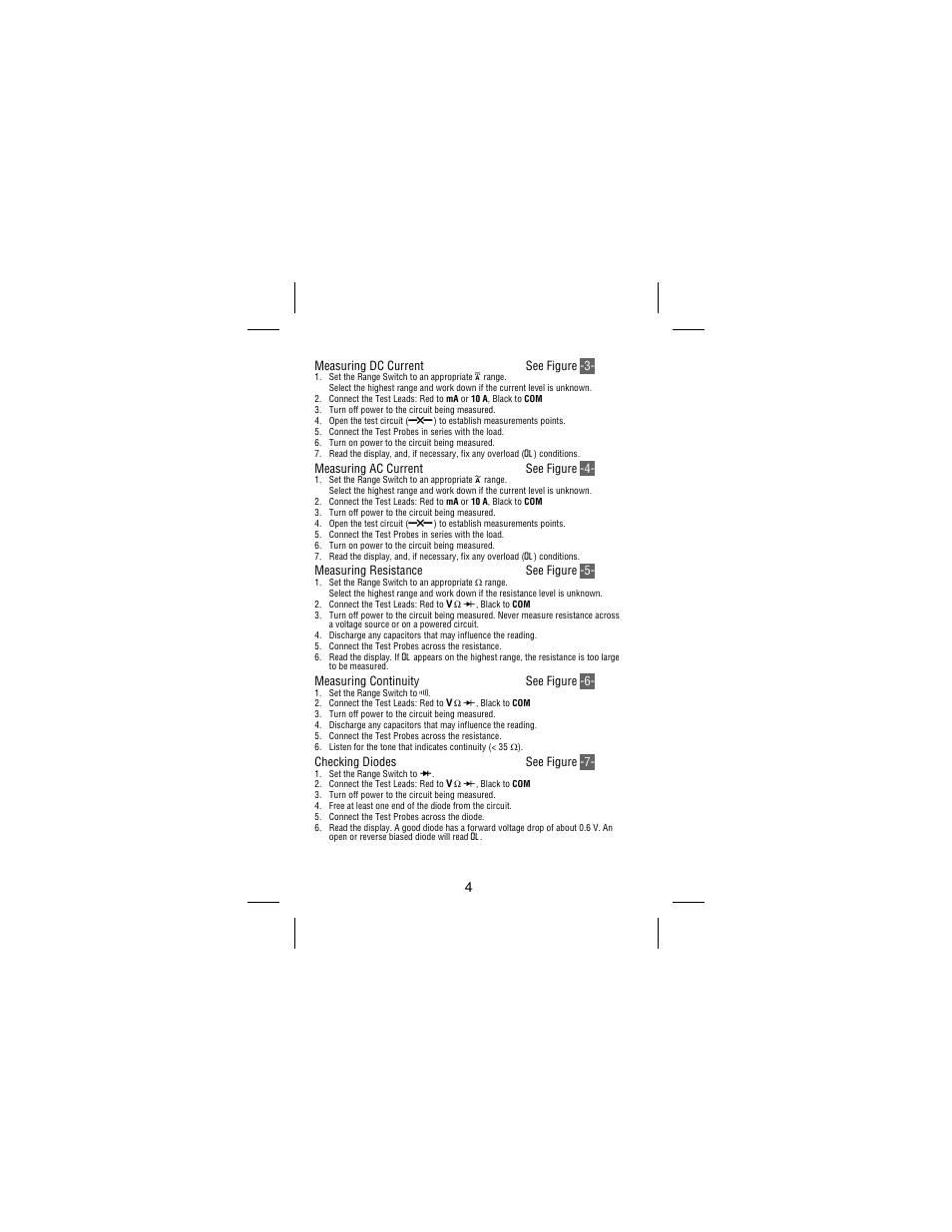 Amprobe 33XR-A Professional-Digital-Multimeter User Manual | Page 10 / 73