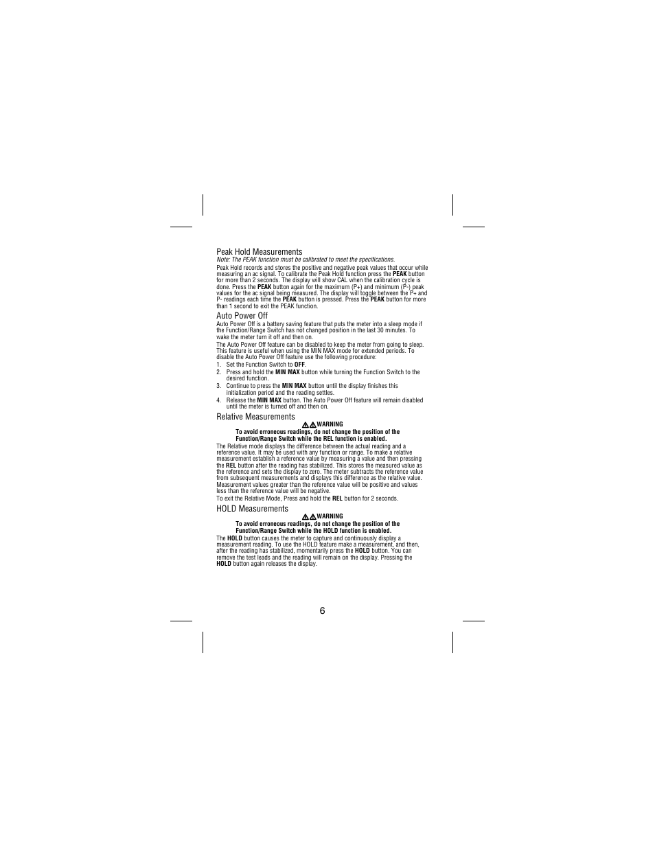 Amprobe 33XR-A Professional-Digital-Multimeter User Manual | Page 12 / 73