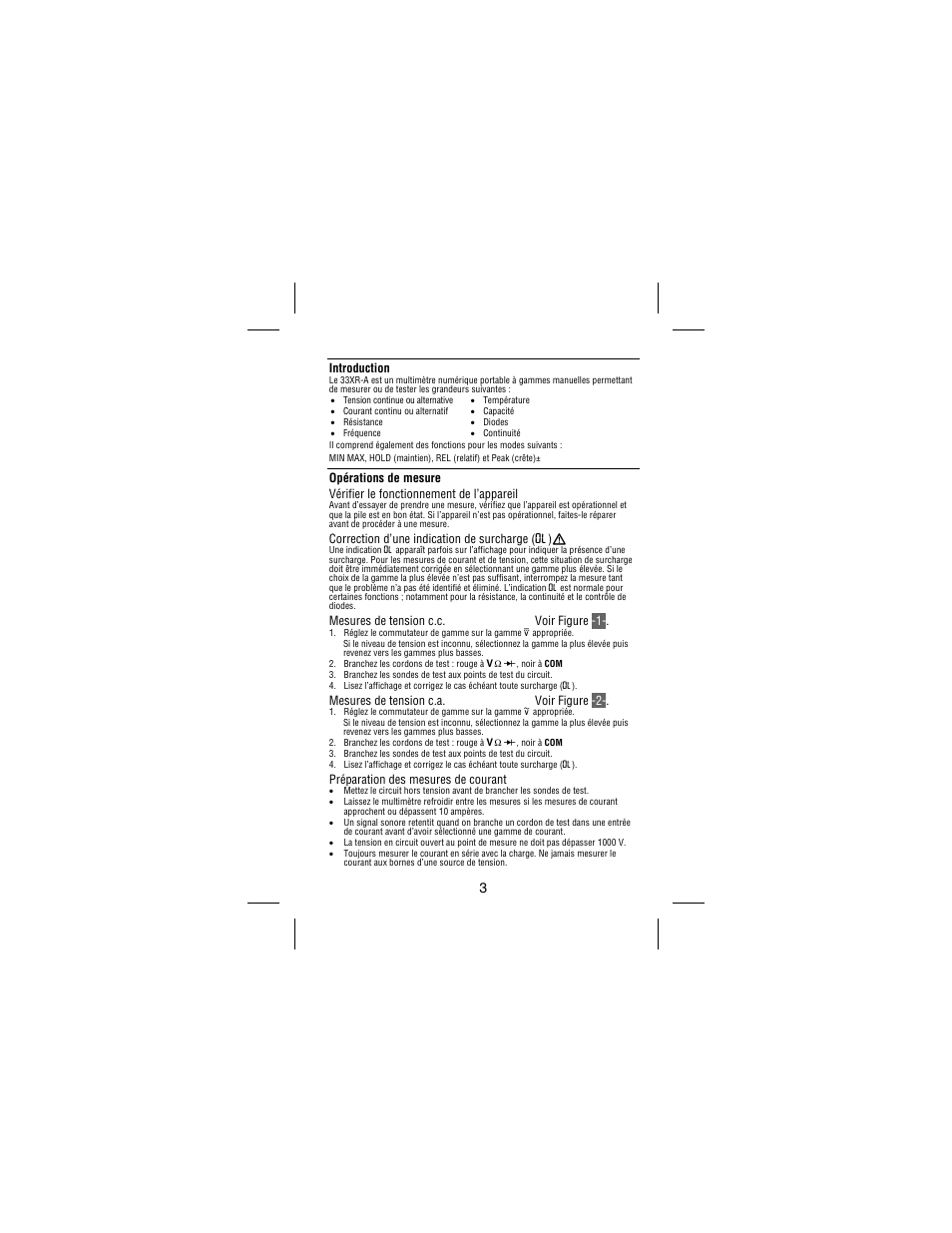 Amprobe 33XR-A Professional-Digital-Multimeter User Manual | Page 27 / 73