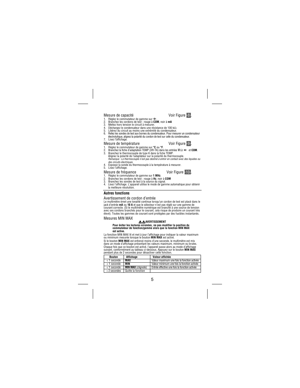 Amprobe 33XR-A Professional-Digital-Multimeter User Manual | Page 29 / 73