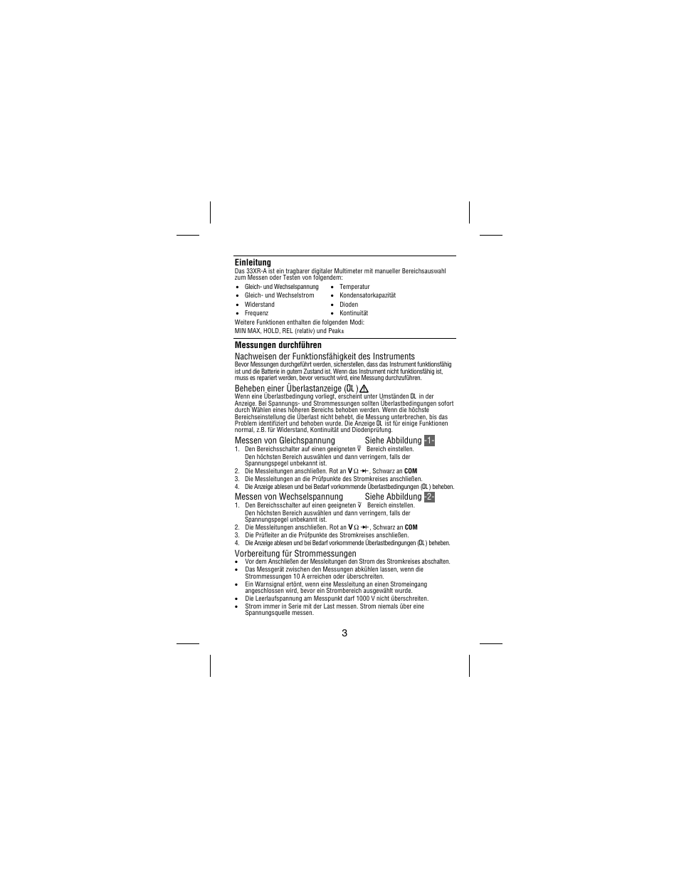 Amprobe 33XR-A Professional-Digital-Multimeter User Manual | Page 39 / 73
