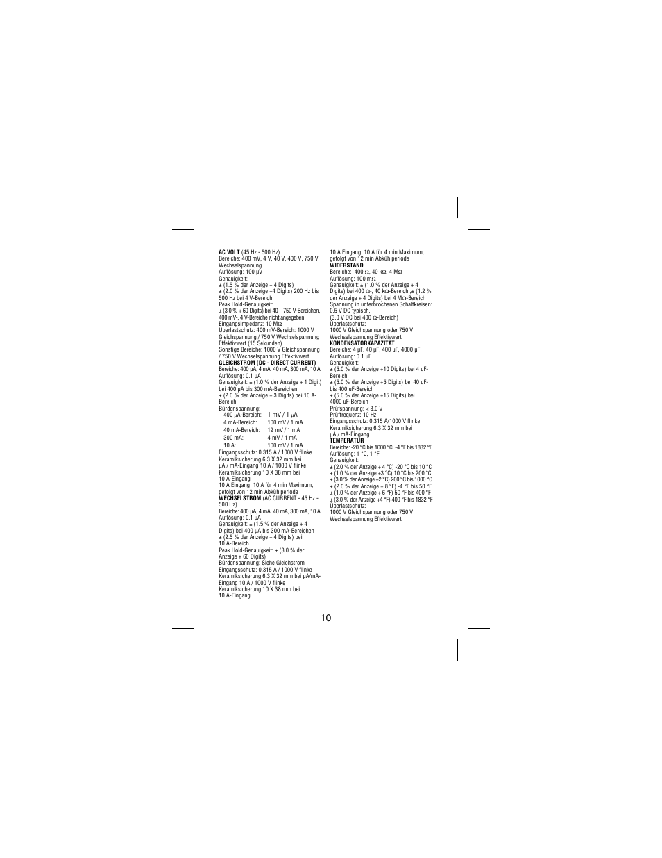 Amprobe 33XR-A Professional-Digital-Multimeter User Manual | Page 46 / 73